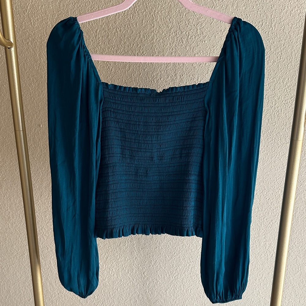 Ruched Bodice Dolan Top - Picture 2 of 4